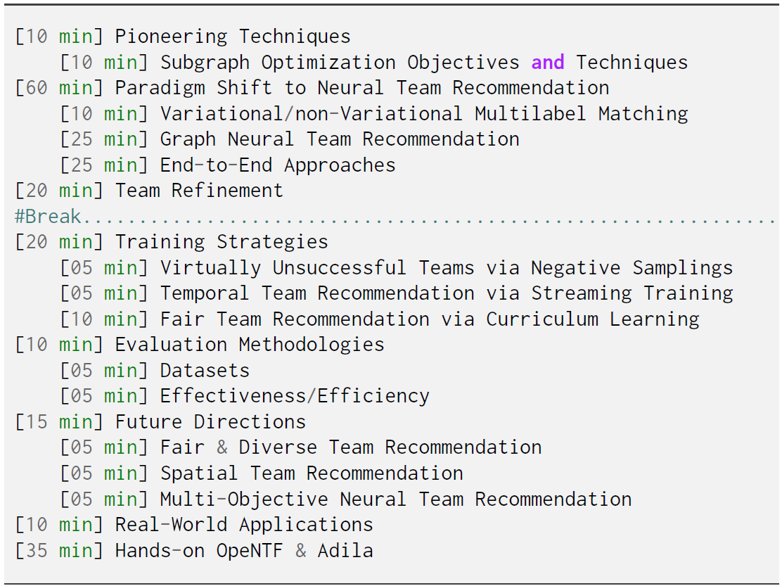 Tutorial on Computational Team Formation